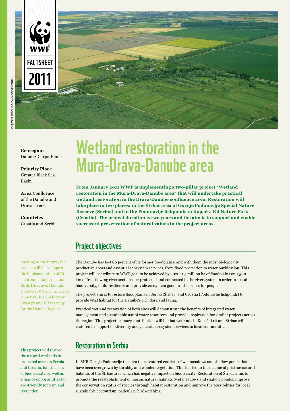 Wetland Restoration in the Mura-Drava-Danube Area