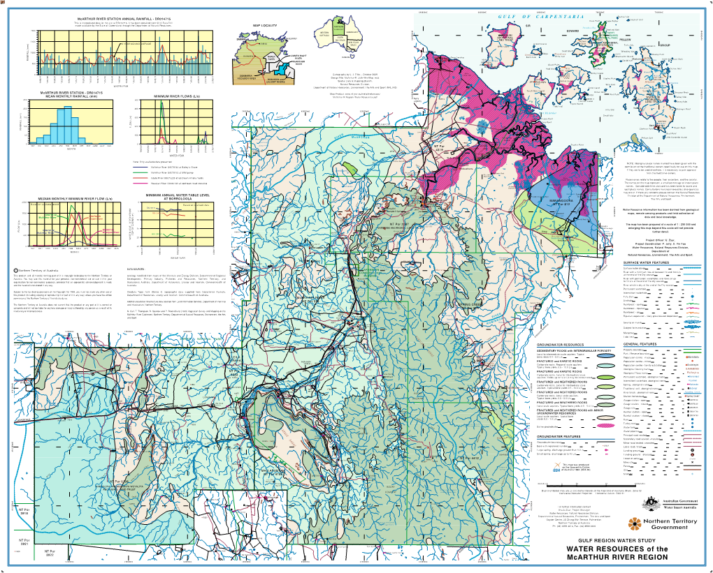 WATER RESOURCES of the Mcarthur RIVER REGION