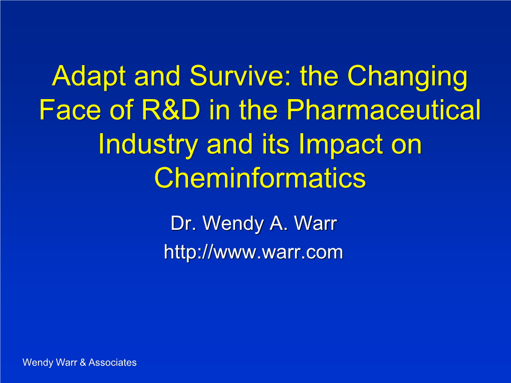 Twenty Five Years of Progress in Cheminformatics