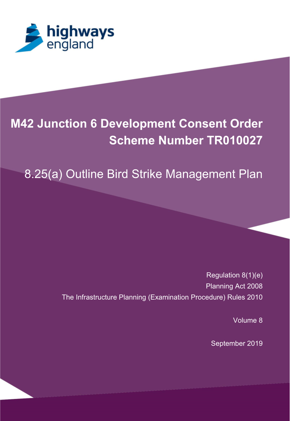 Outline Bird Strike Management Plan