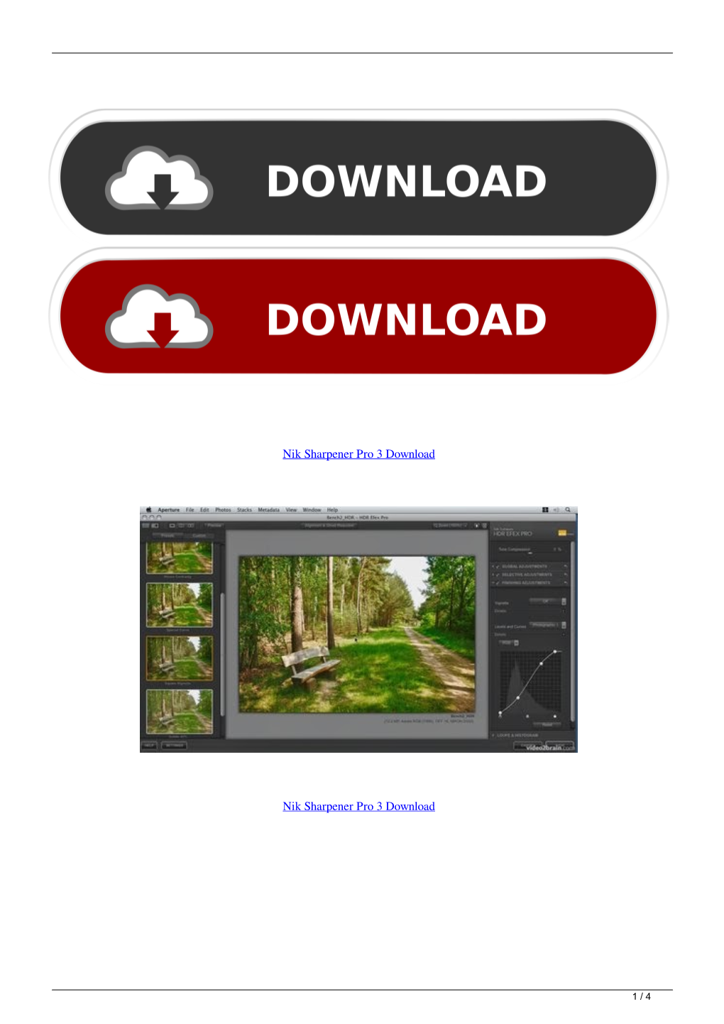 Nik Sharpener Pro 3 Download