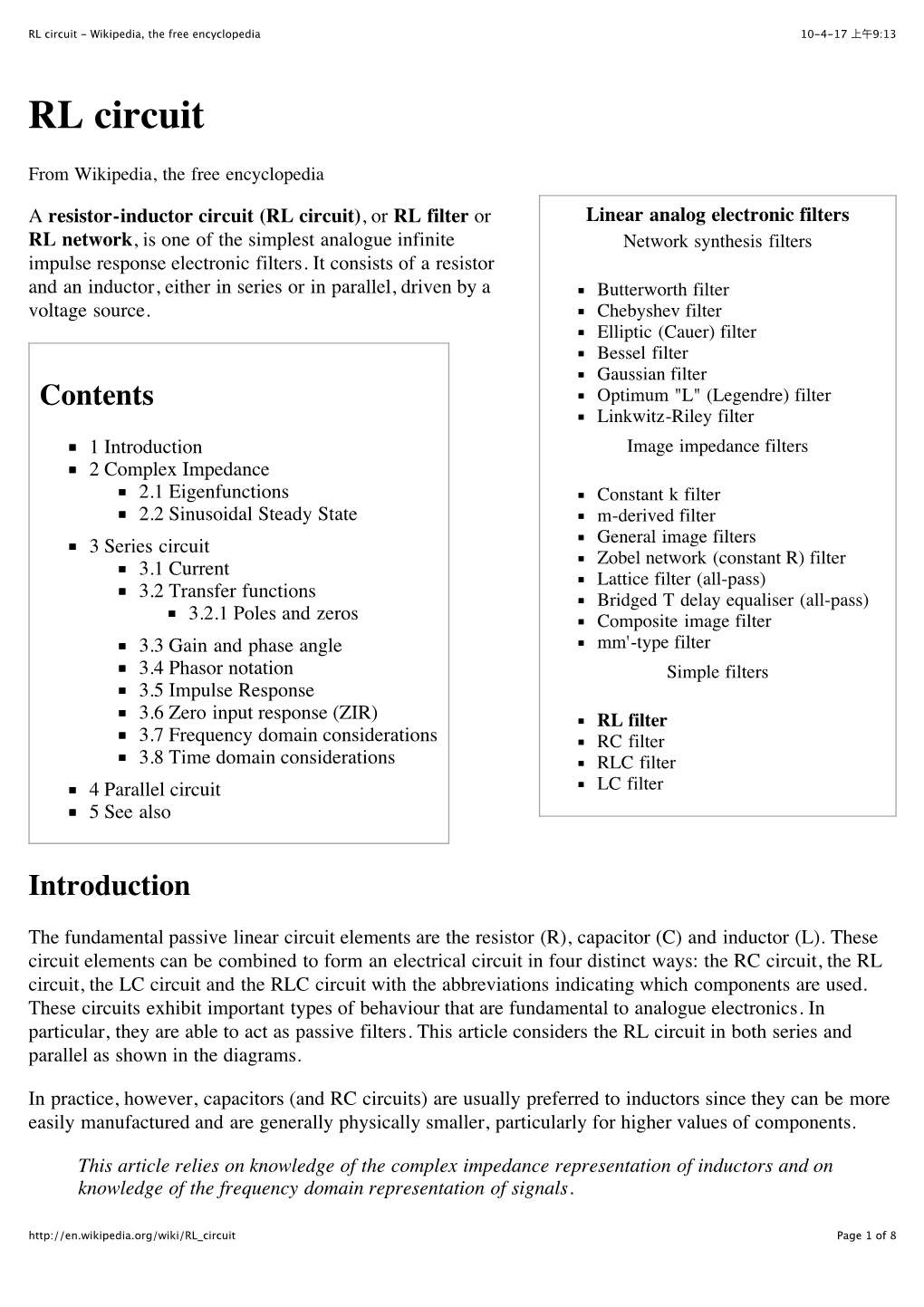 RL Circuit - Wikipedia, the Free Encyclopedia 10-4-17 上午9:13