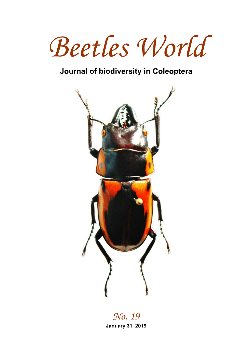 Beetles World No. 19, January 31, 2019 Imprint