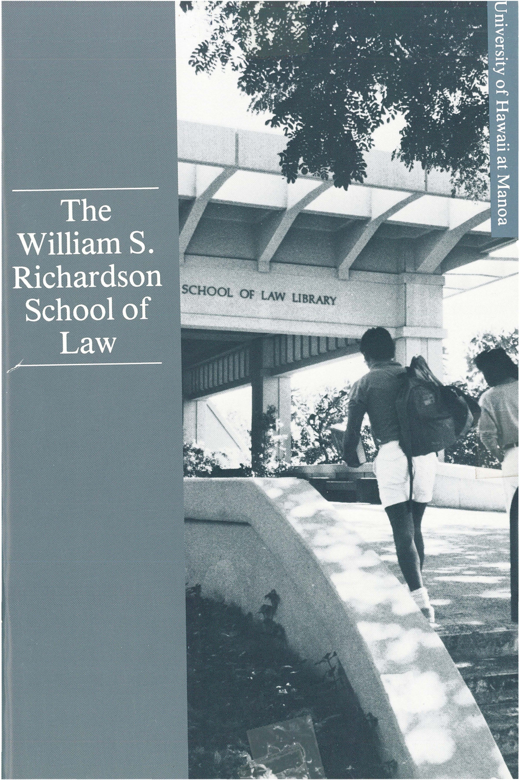 1988-89 University of Hawaii at Manoa the William S