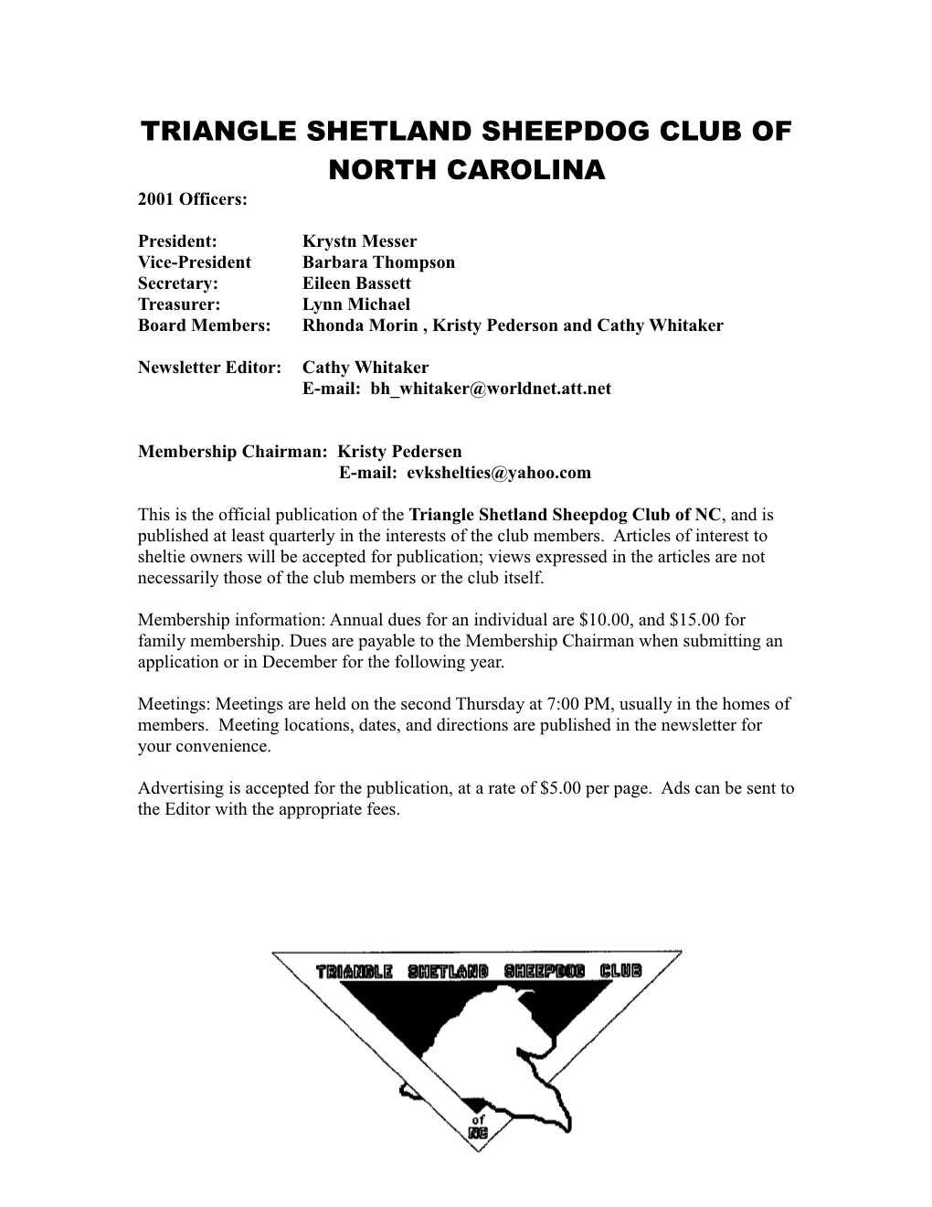 Triangle Shetland Sheepdog Club of North Carolina s2