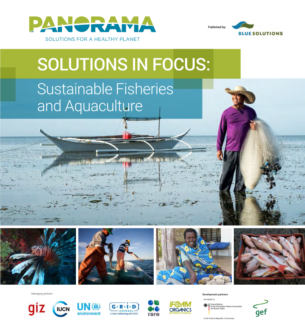 Sustainable Fisheries and Aquaculture