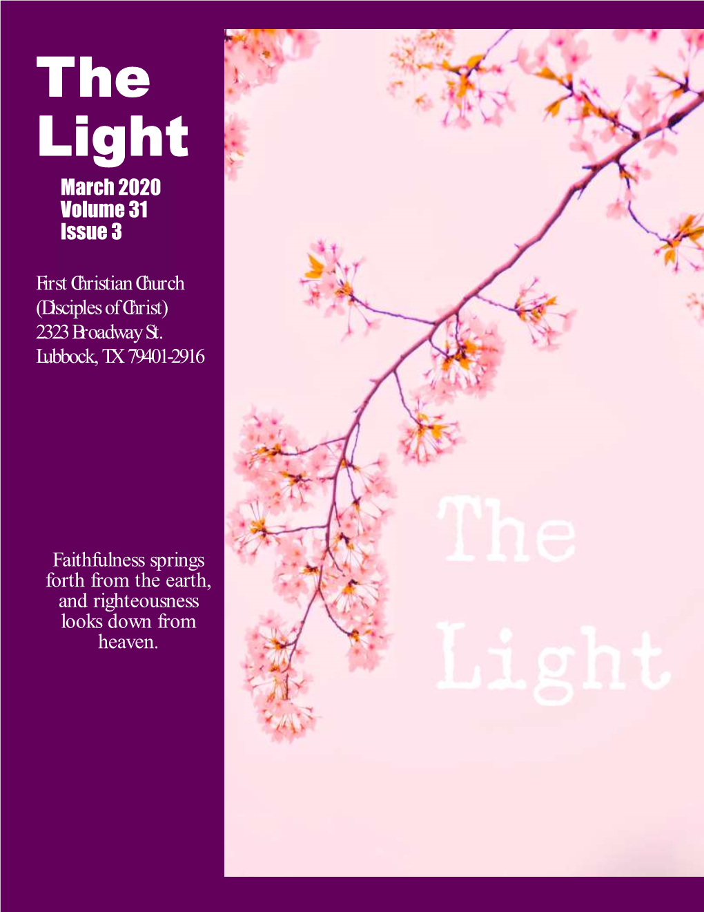 The Light – March 2020