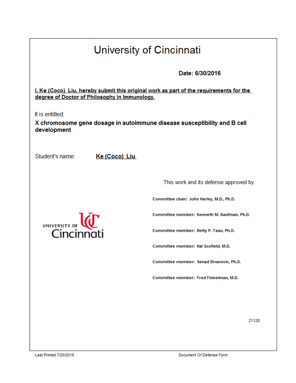 X Chromosome Gene Dosage in Autoimmune Disease Susceptibility and B Cell Development