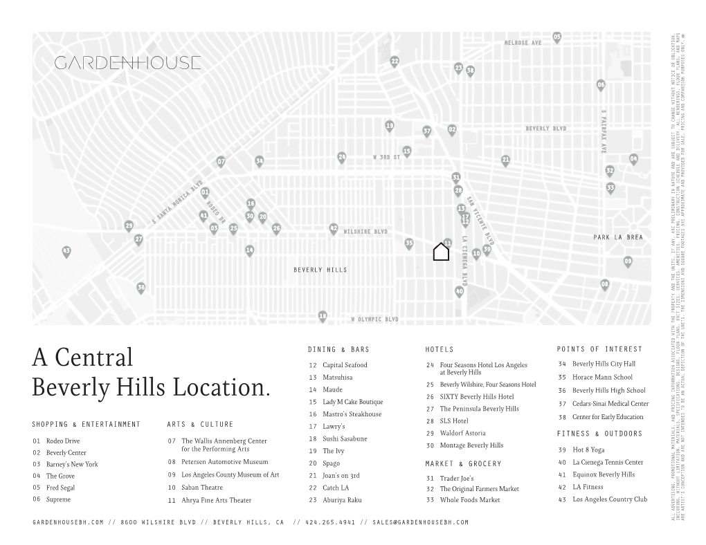 A Central Beverly Hills Location