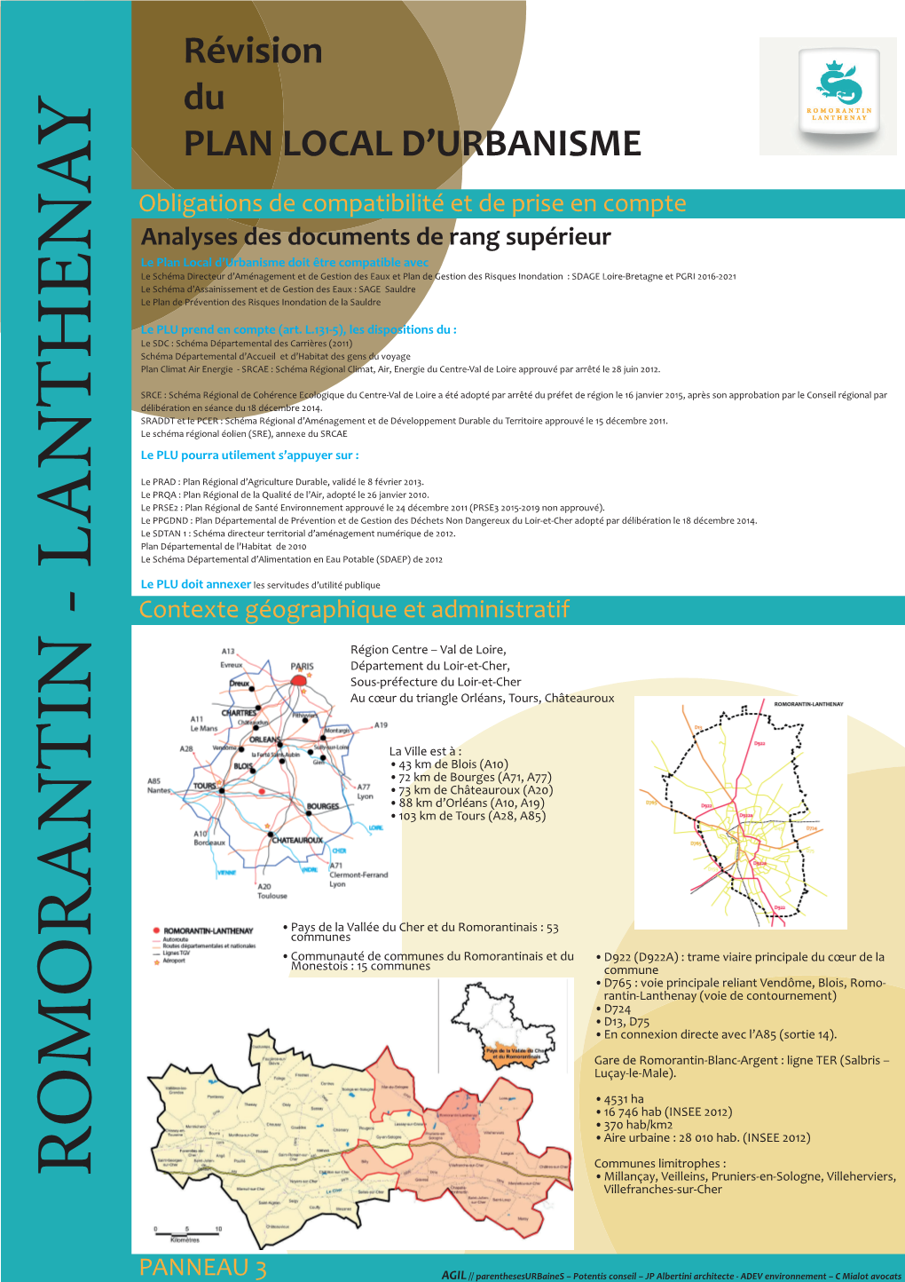 PANNEAU 3 Analyses Des Documents De Rang Supérieur Obligations De Compatibilité Et De Prise En Compte Contexte Géographique E