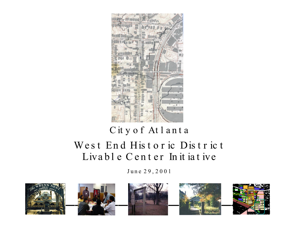 West End Historic District Livable Center Initiative