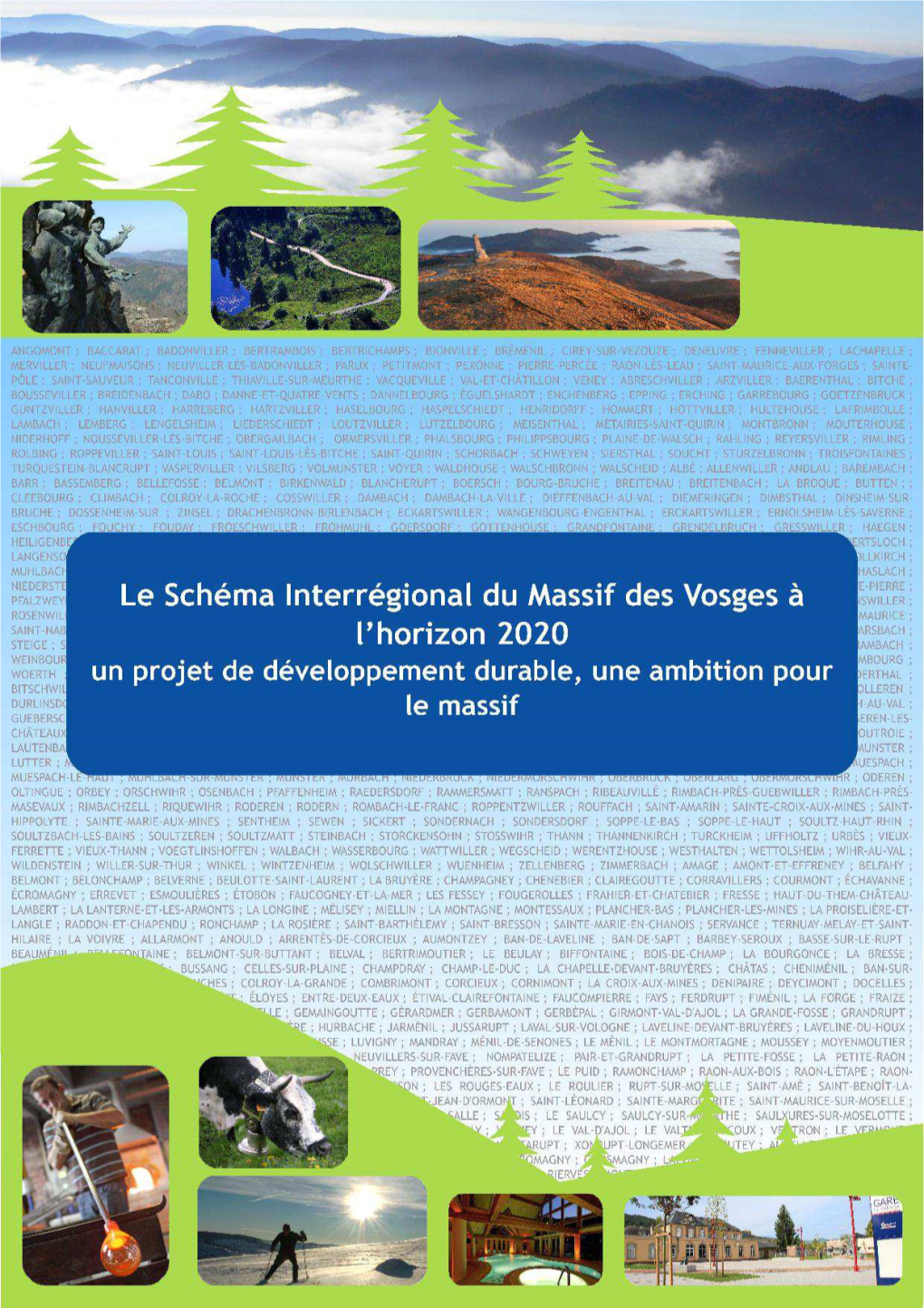 Le Schéma Interrégional Du Massif Des Vosges À L'horizon 2020