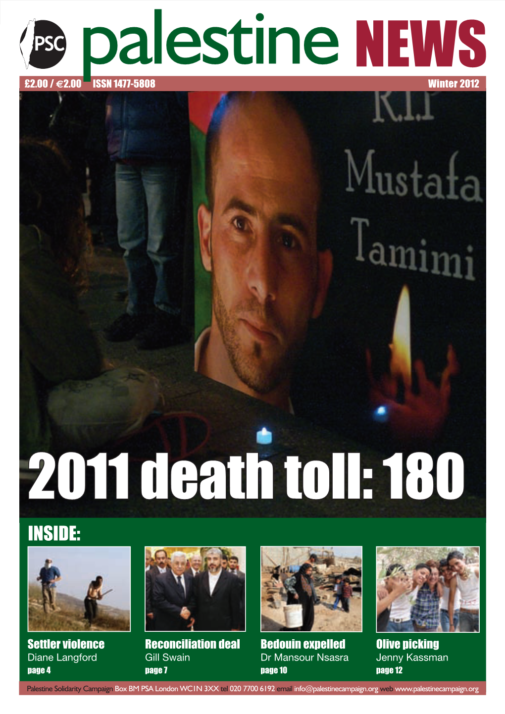 Palestine News 2011-12 Winter