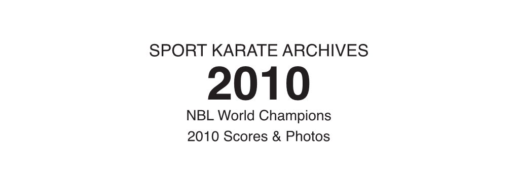 Sport Karate Archives