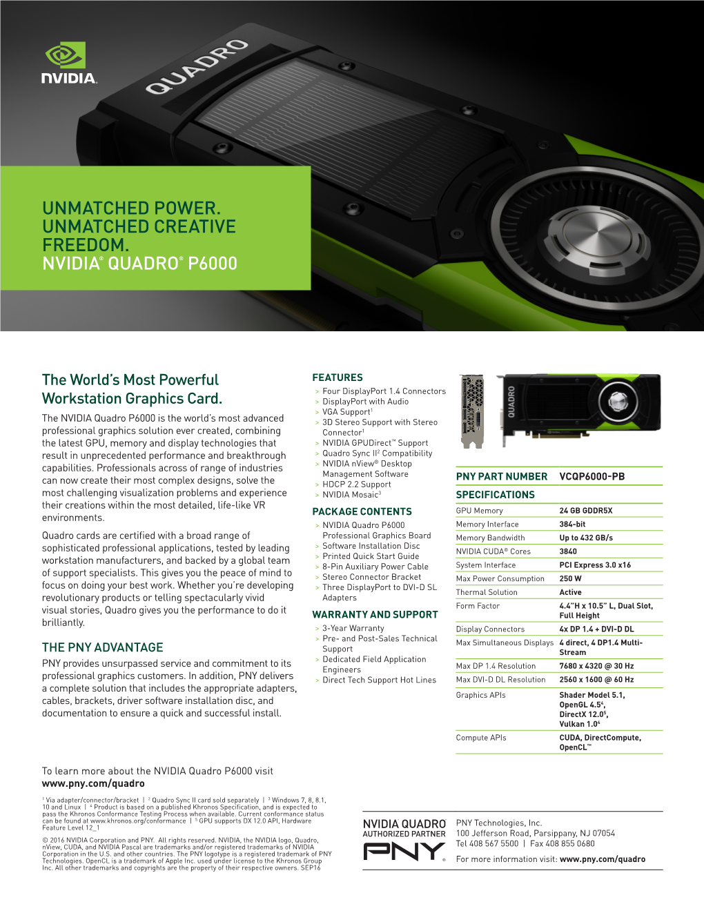 Nvidia® Quadro® P6000