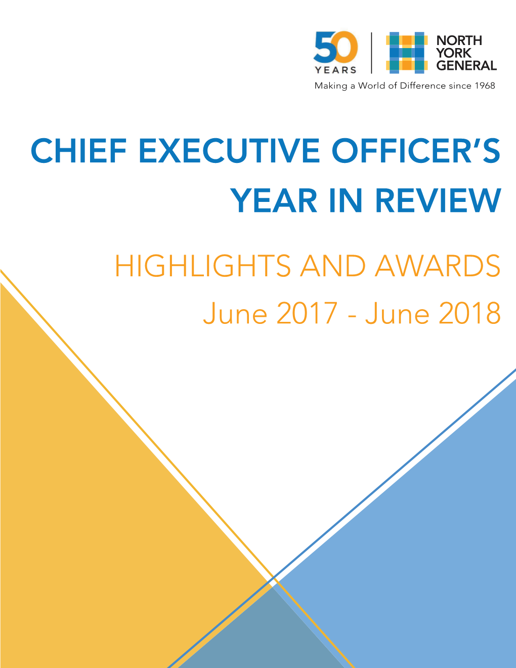 Chief Executive Officer's Year in Review