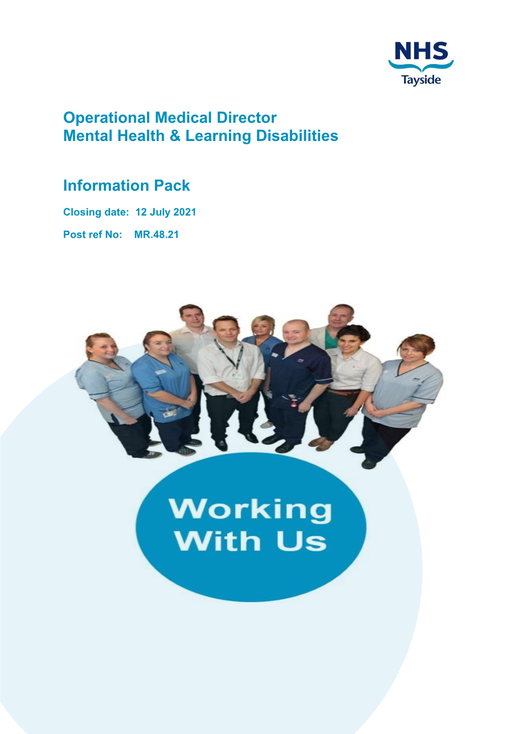 Operational Medical Director Mental Health & Learning Disabilities Information Pack
