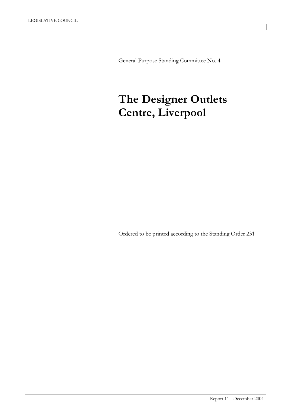 The Designer Outlets Centre, Liverpool