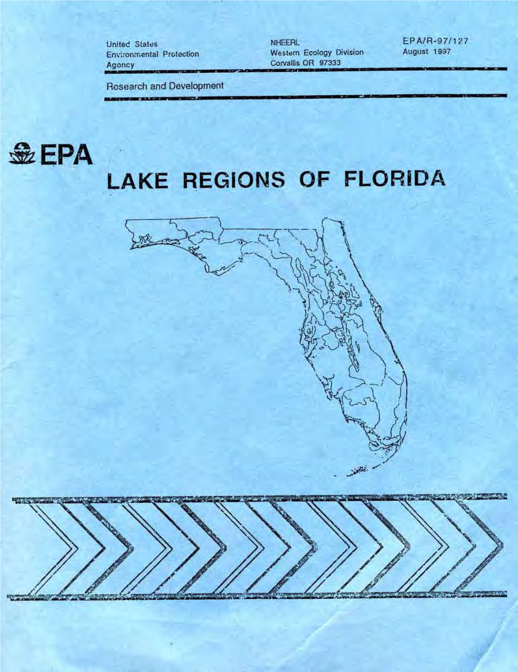 Florida Lake Regions and Associated Maps and Graphs of Lake Chemistry Are Intended to Provide an Effective Framework for Assessing Lake Characteristics