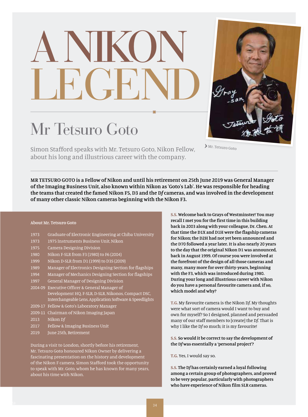 Mr Tetsuro Goto