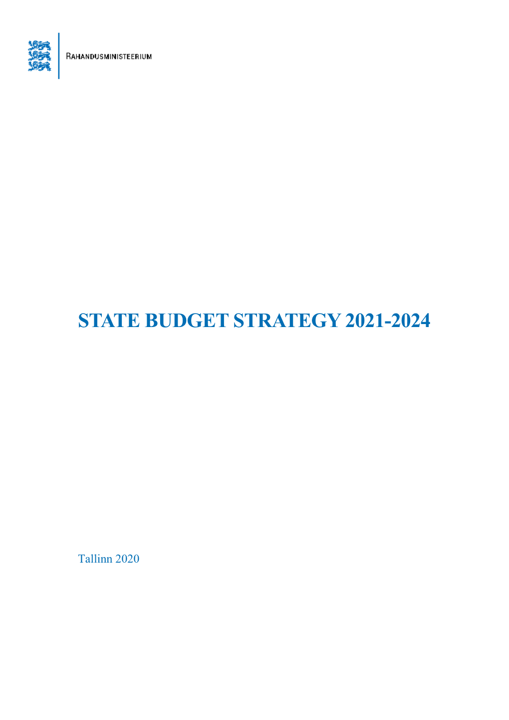 State Budget Strategy 2021-2024 (.Pdf)