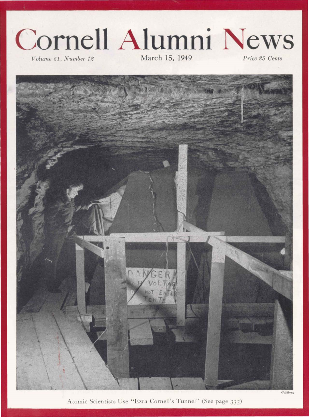 Cornell Alumni News Volume 51, Number 12 March 15, 1949 Price 25 Cents