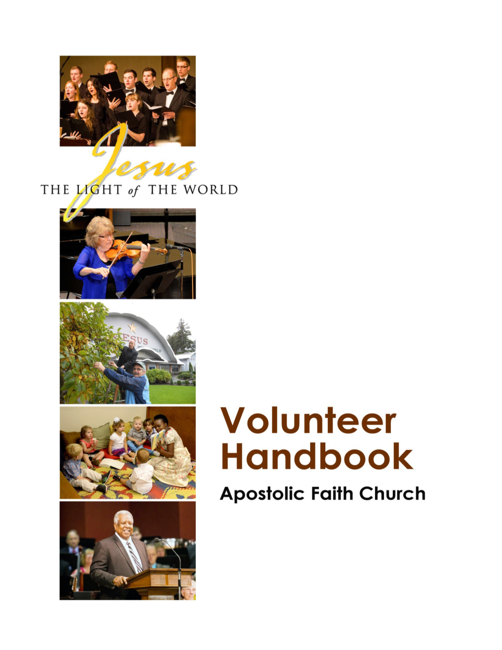 Apostolic Faith Church Volunteer Handbook