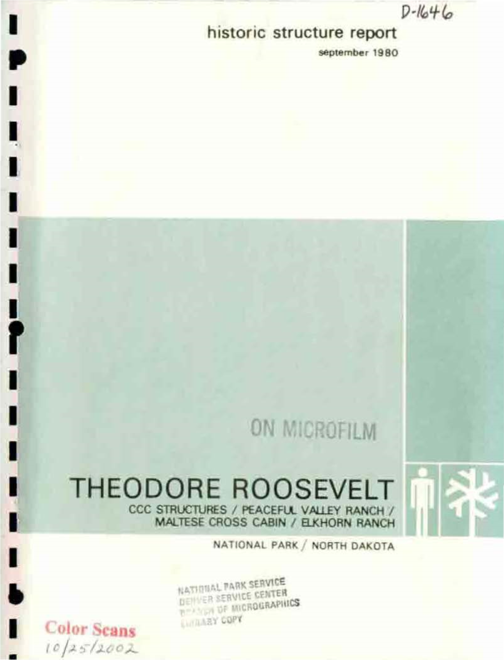 I I I I Theodore Roosevelt Ccc Structures I ~Cefu