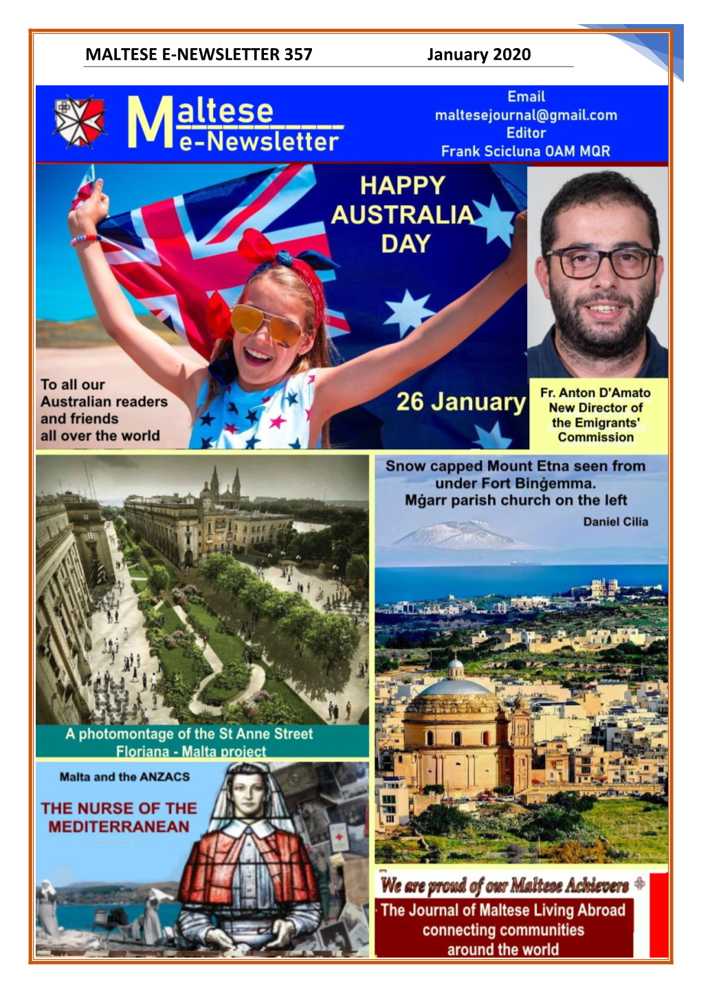 MALTESE E-NEWSLETTER 357 January 2020 1