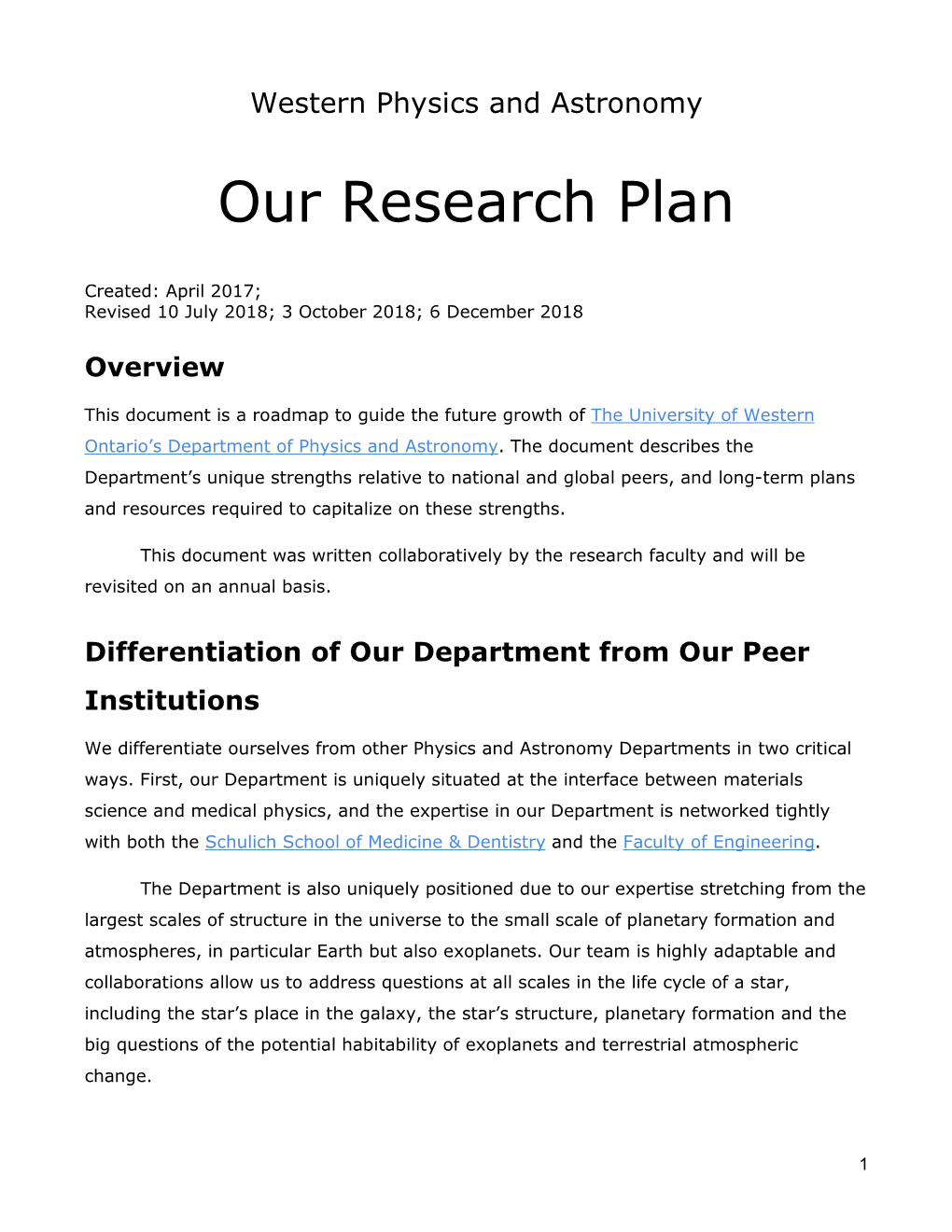 Research Plan