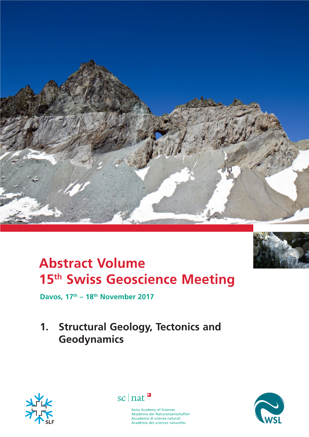 Abstract Volume 15Th Swiss Geoscience Meeting Davos, 17Th – 18Th November 2017