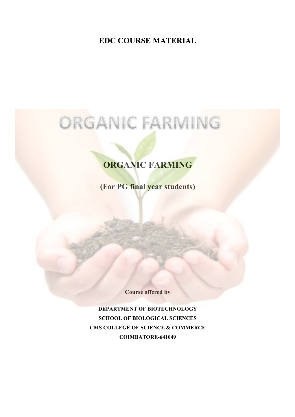 Organic Farming