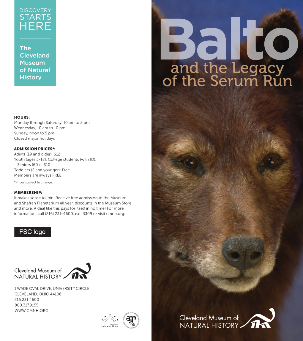 Balto and the Legacy of the Serum