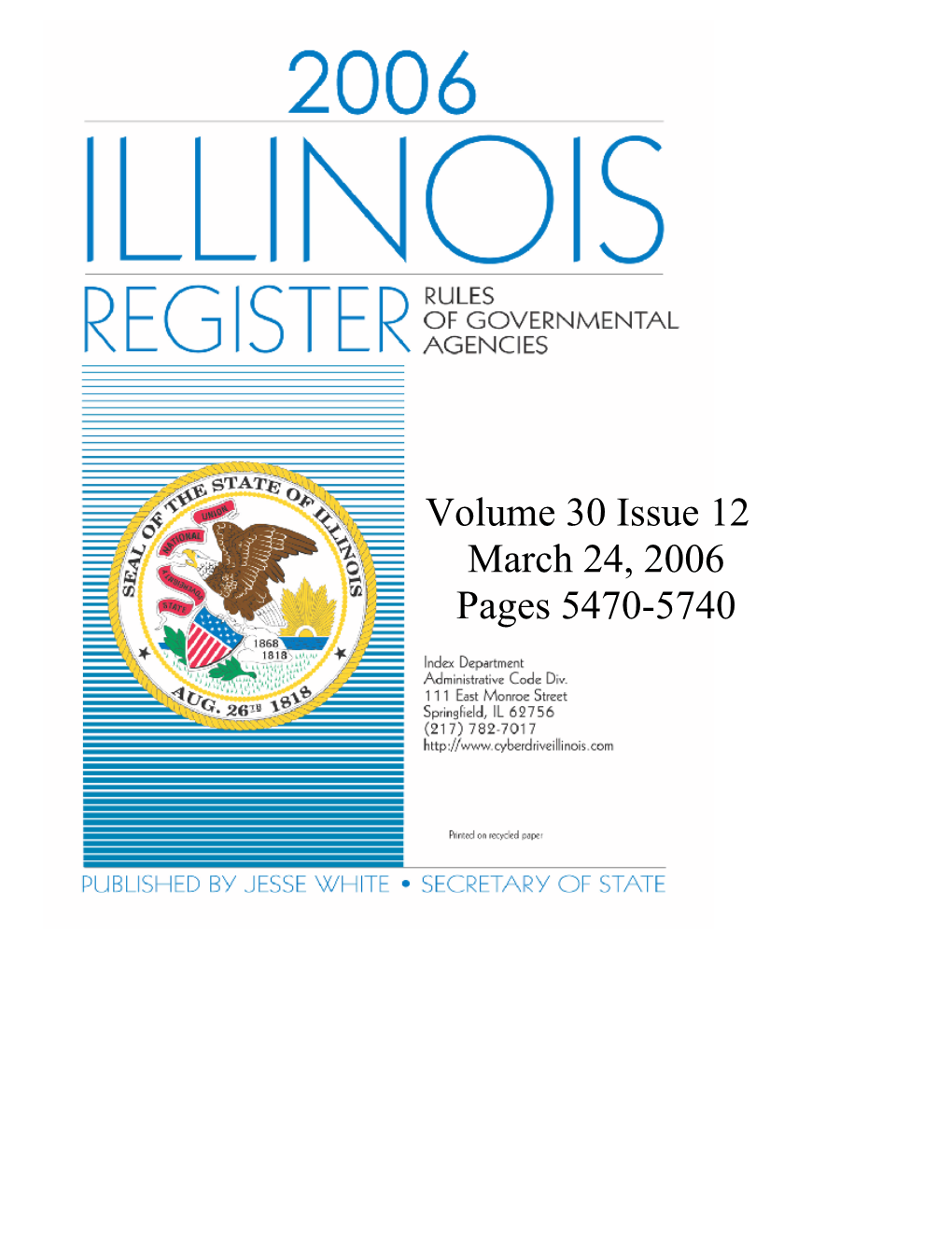 2006 Illinois Register