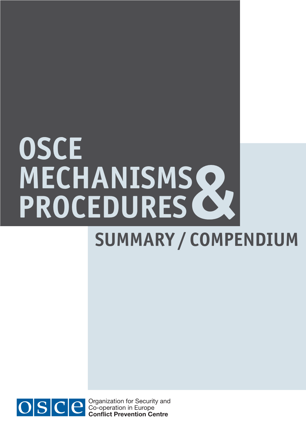 Mechanisms Osce Procedures