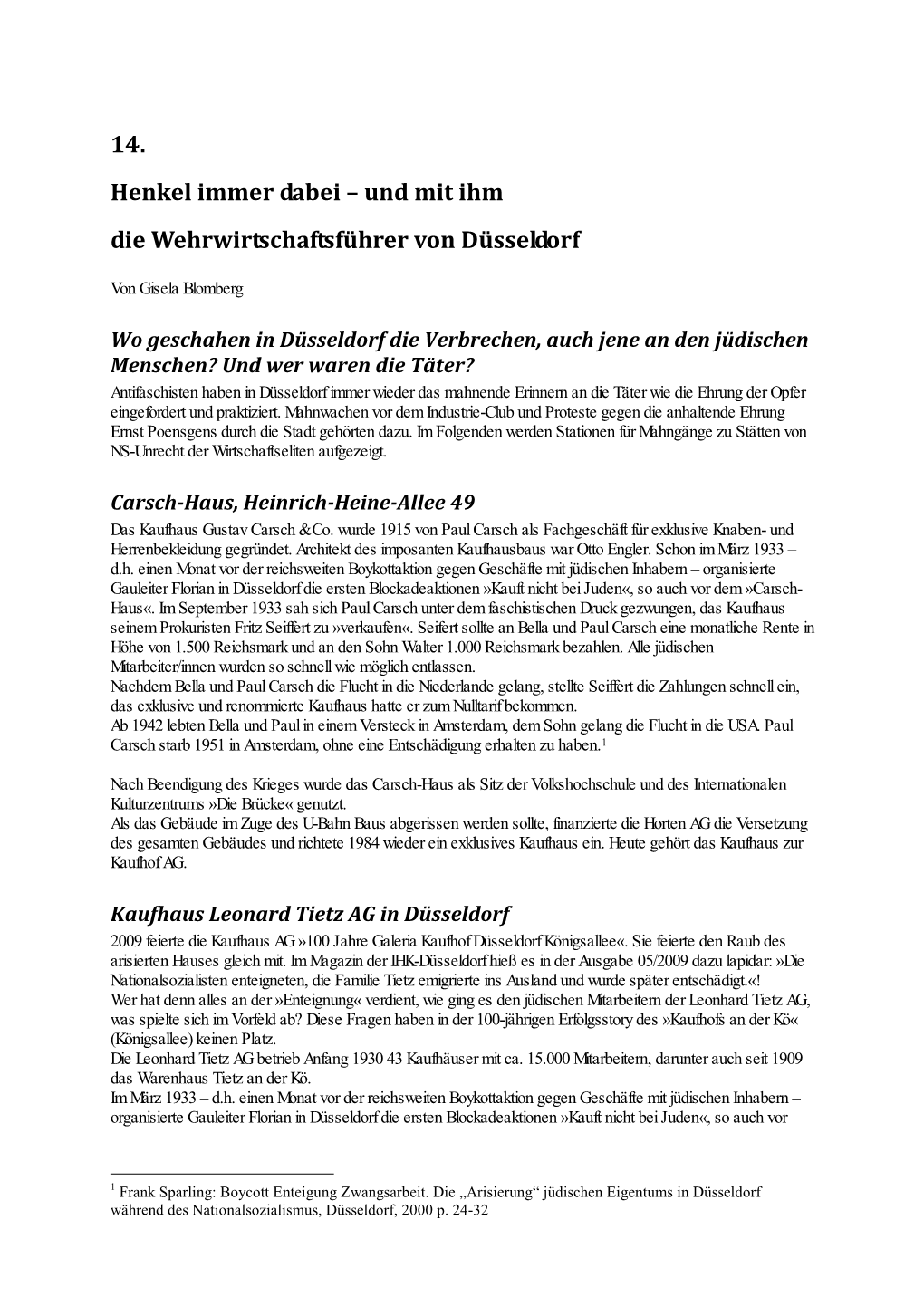 14. Henkel Immer Dabei – Und Mit Ihm Die Wehrwirtschaftsführer Von Düsseldorf