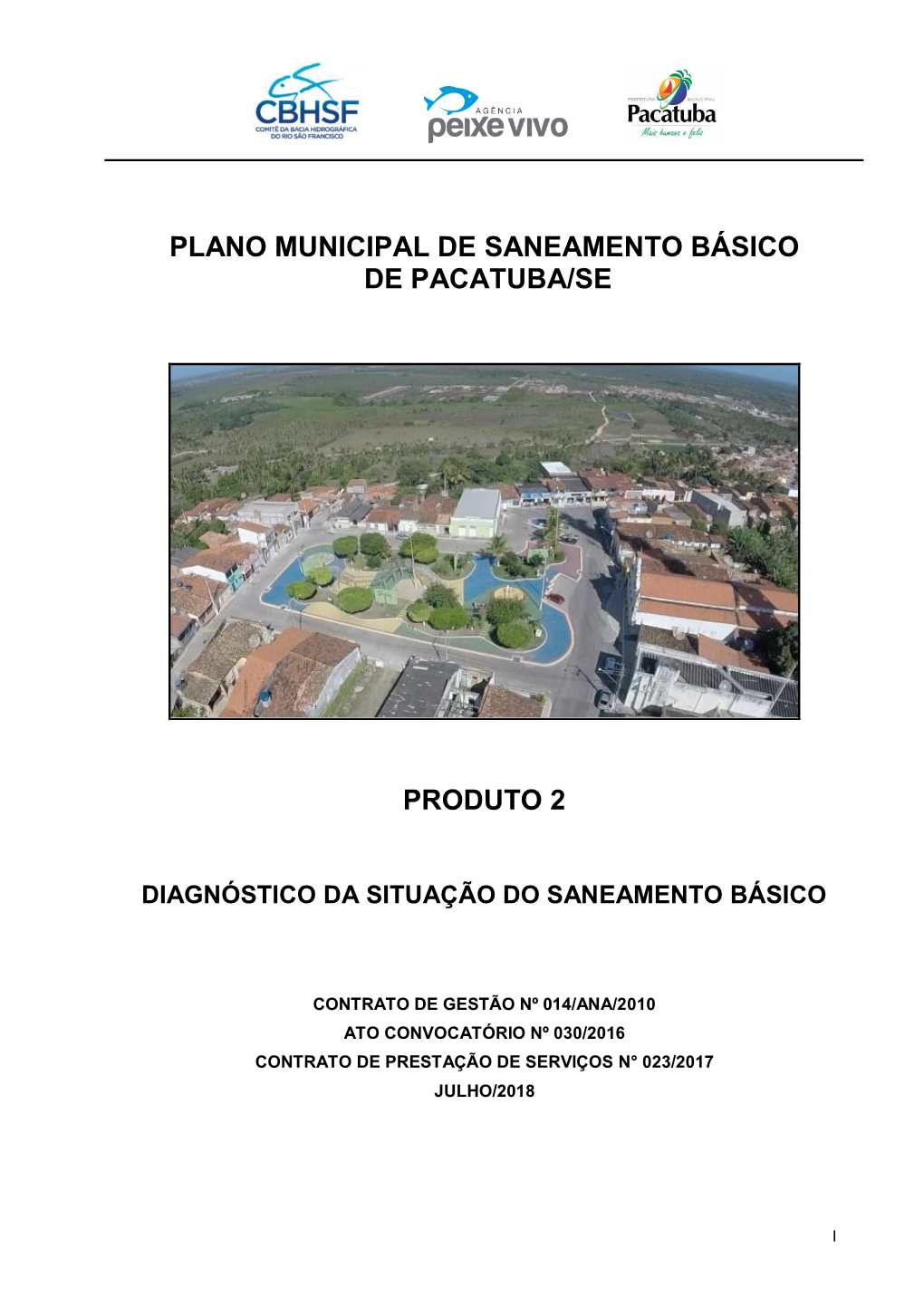 Plano Municipal De Saneamento Básico De Pacatuba/Se