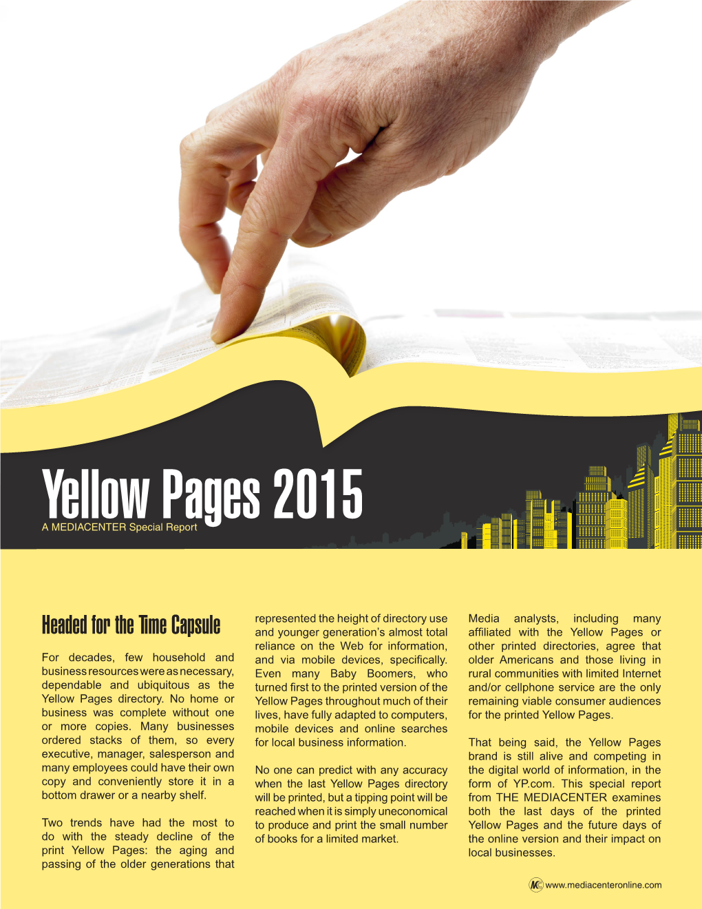 Yellow Pages 2015 a MEDIACENTER Special Report