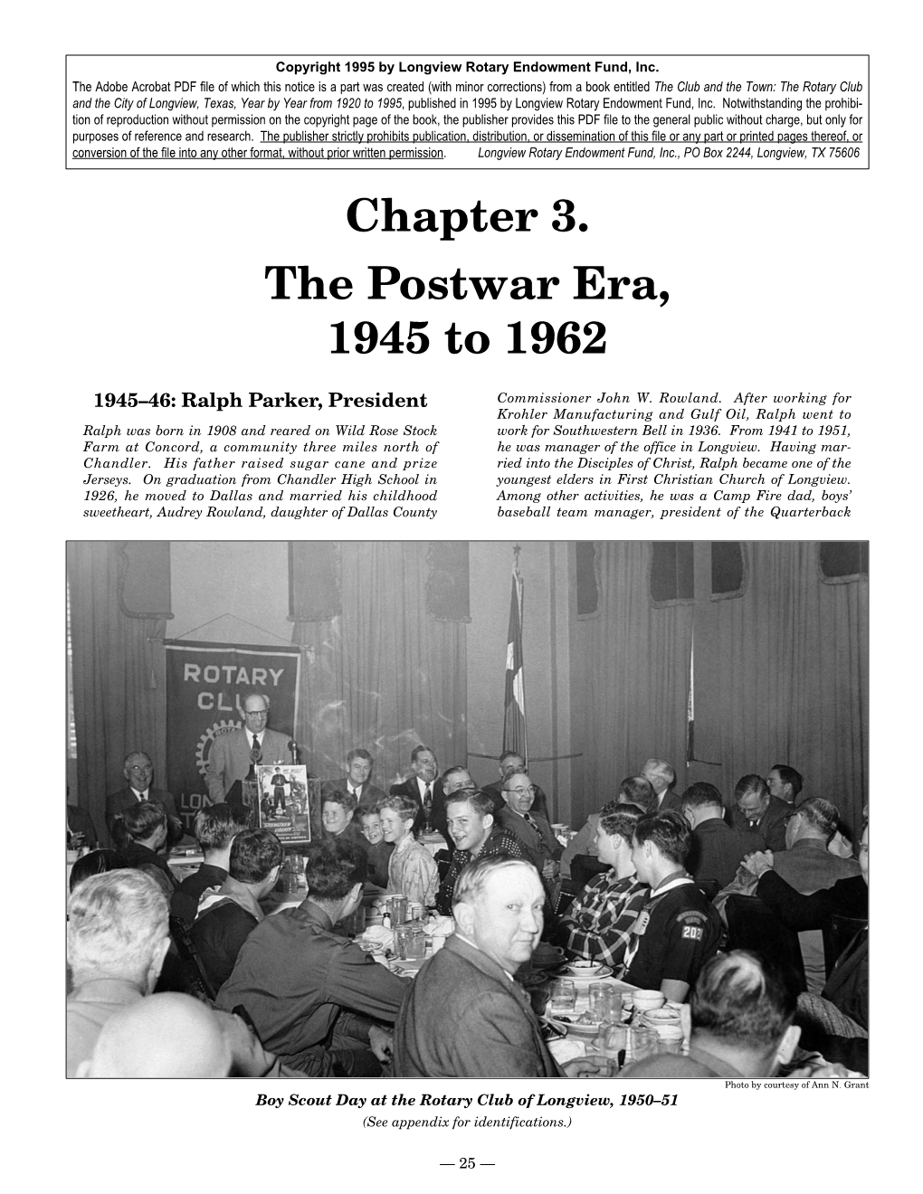 Chapter 3. the Postwar Era, 1945 to 1962