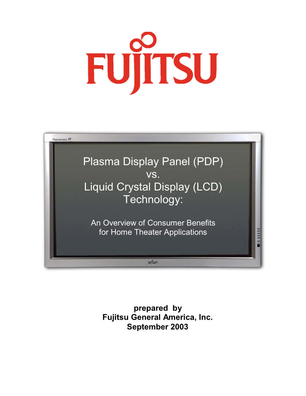 Plasma Display Panel (PDP) Vs