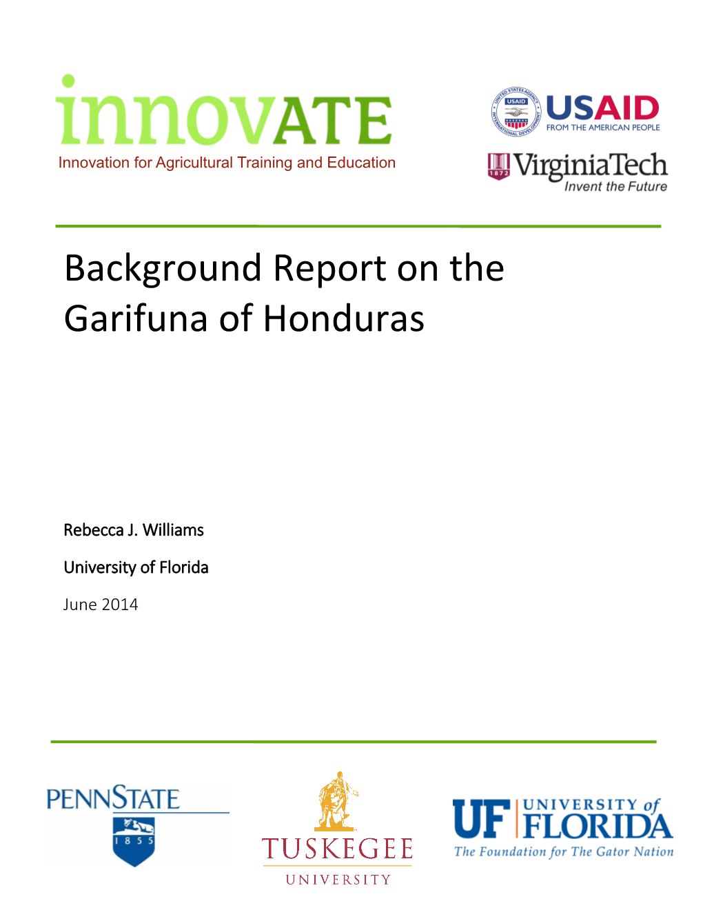 Honduras Garifuna Addendum