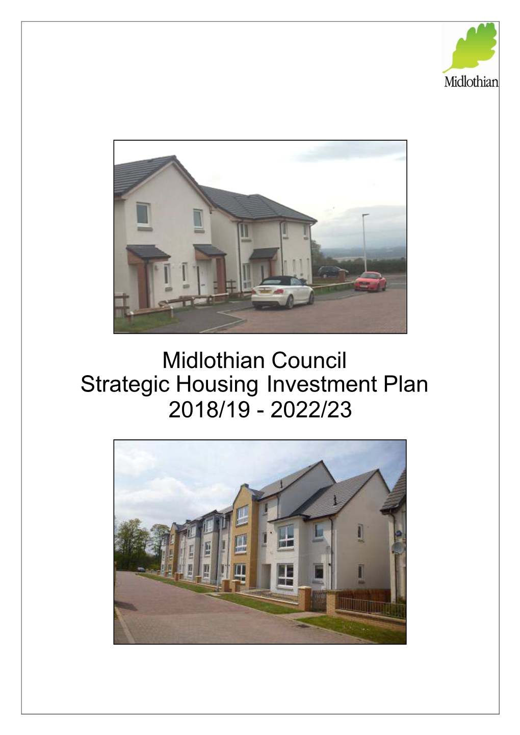 Midlothian Council Strategic Housing Investment Plan 2018/19