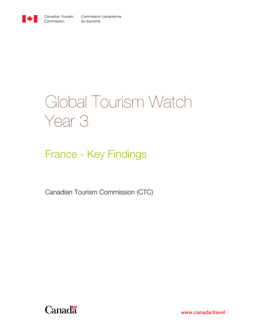 Global Tourism Watch Year 3