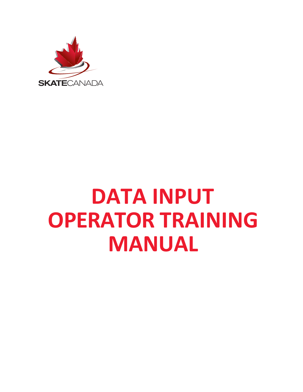 Data Input Operator Training Manual