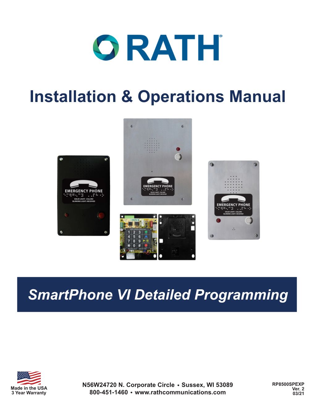 Installation & Operations Manual