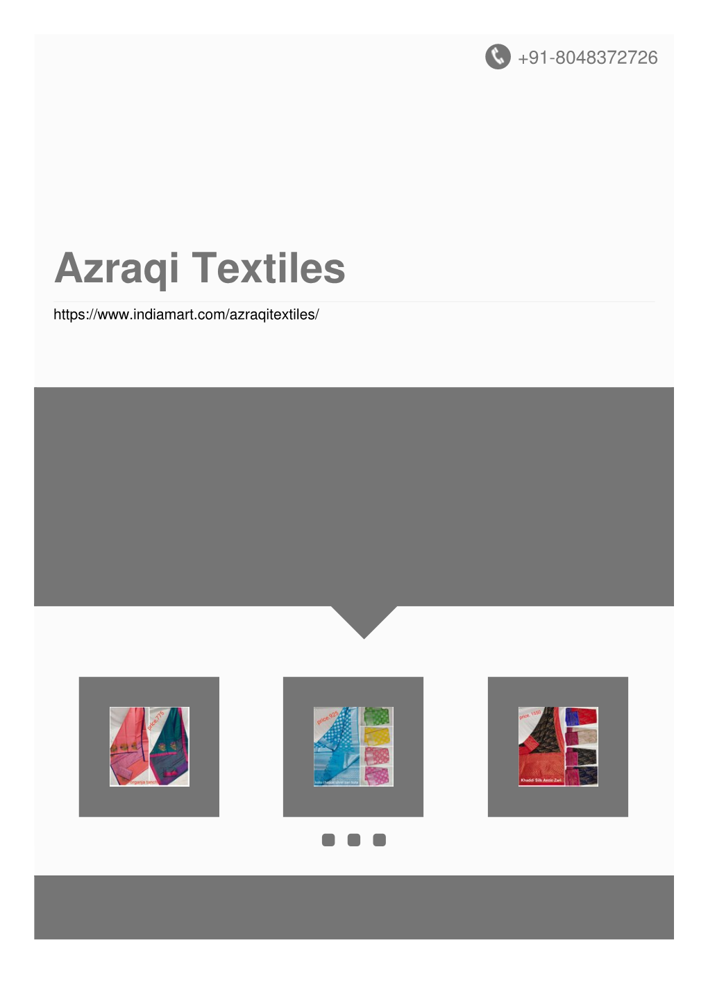 Azraqi Textiles About Us