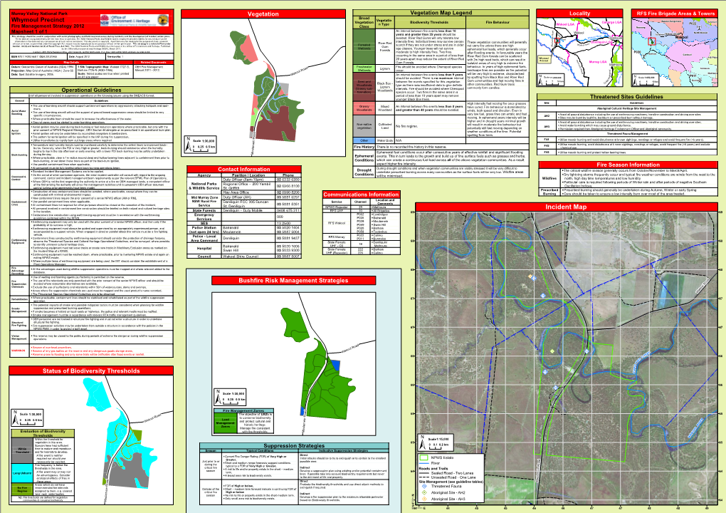 (Whymoul Precinct) Fire Management Strategy