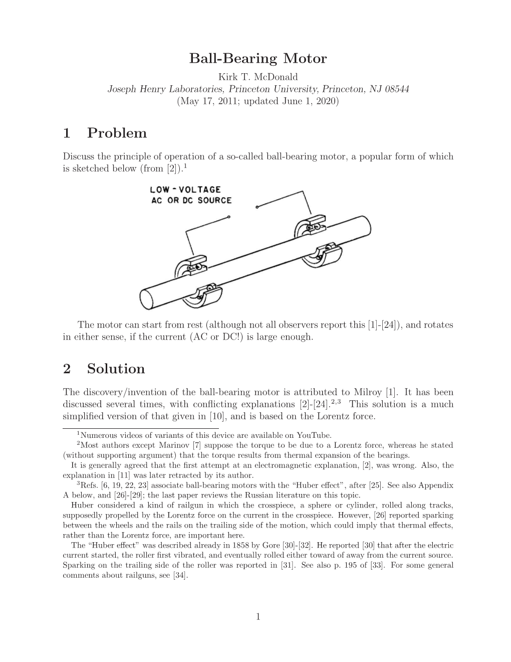 Ball-Bearing Motor Kirk T