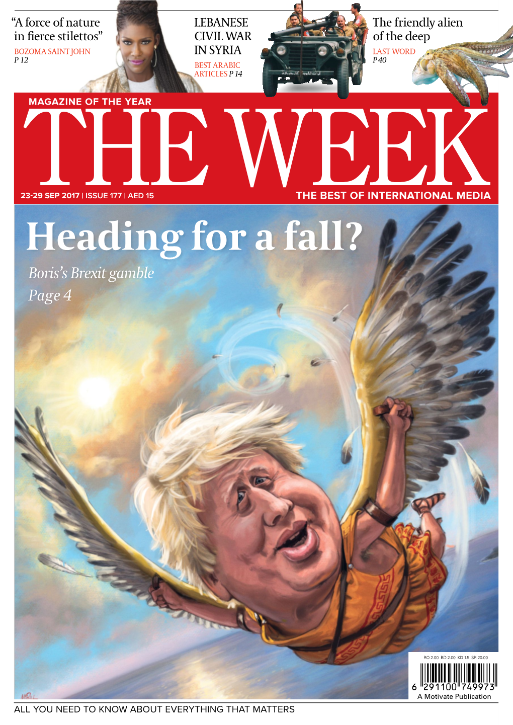 Heading for a Fall? Boris’S Brexit Gamble Page 4