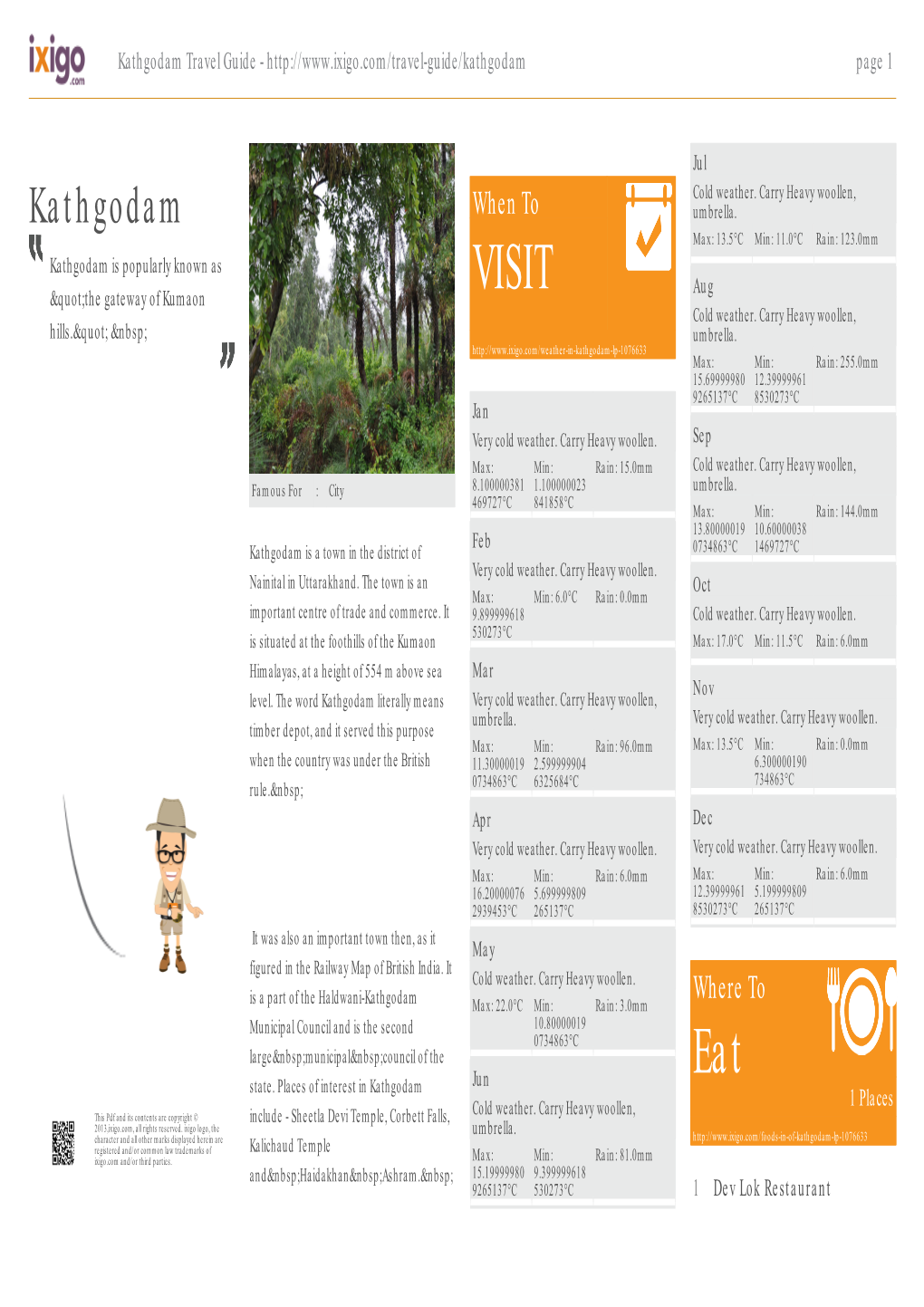 Kathgodam Travel Guide - Page 1